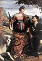 Moretto da Brescia - St Justina with the Unicorn